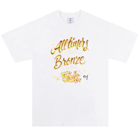 All Timers - Bronze x All Timers - 56K Lounge Tee - White