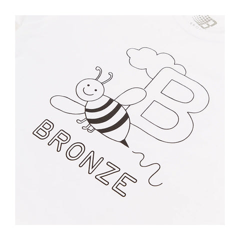 Bronze - B Is For Bronze Tee - White
