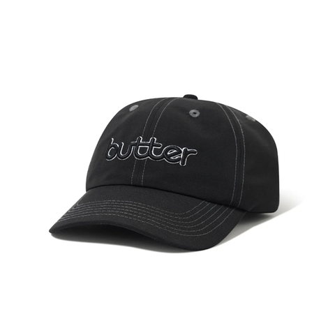 Butter Goods - Alpine 6 Panel Cap - Black
