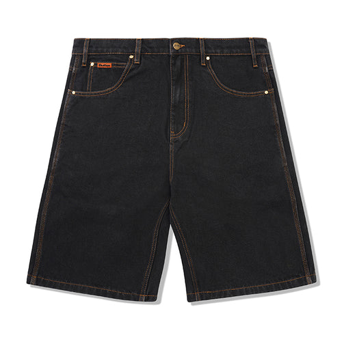 Butter Goods - Baggy Denim Shorts - Washed Black