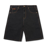 Butter Goods - Baggy Denim Shorts - Washed Black