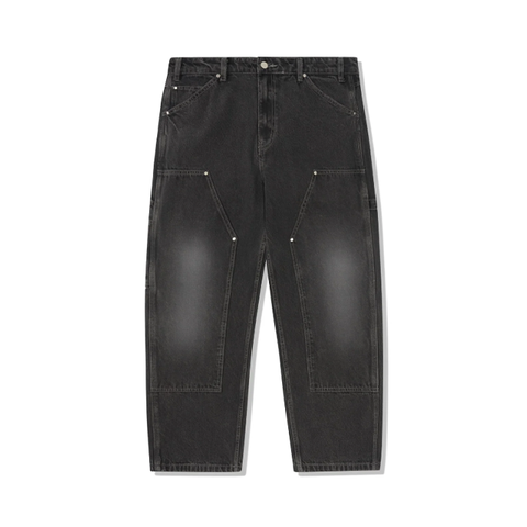 Butter Goods - Davide Double Knee Denim Jeans - Washed Black
