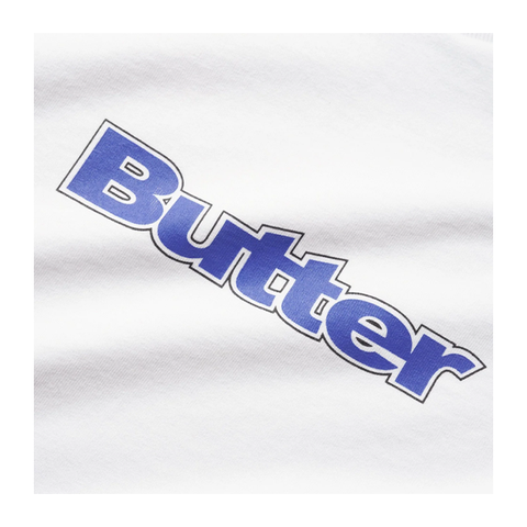 Butter Goods - Outline Logo Tee - White