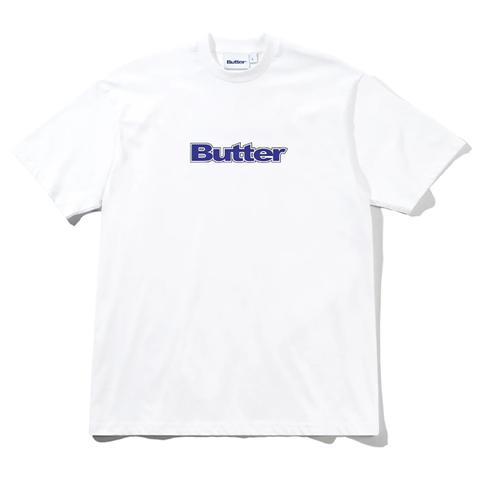 Butter Goods - Outline Logo Tee - White