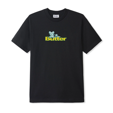 Butter Goods - Rat Logo Tee - Black