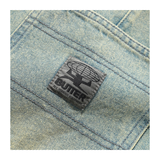 Butter Goods - Wide Cut Denim Jeans - Tinted Blue Wash