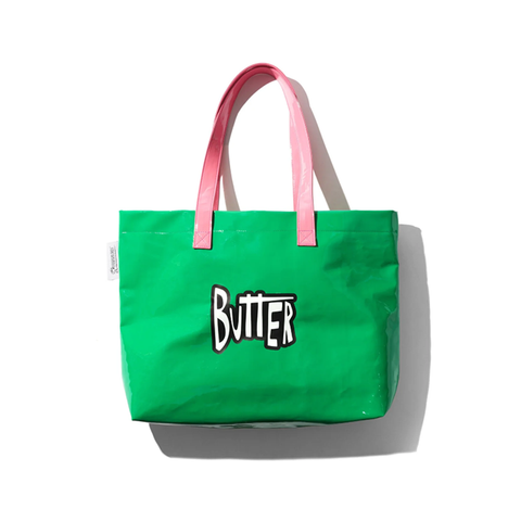 Butter Goods x Peanuts - Shopper Tote - Green/Light Pink