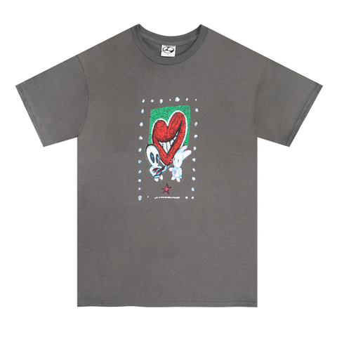 Limosine - Heart Throb Tee - Charcoal