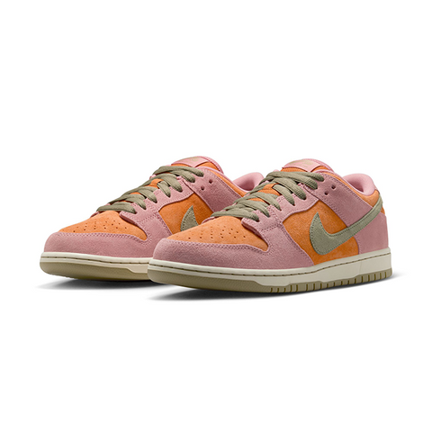 NikeSB - Dunk Low Pro - Red Stardust/Neutral Olive-Monarch