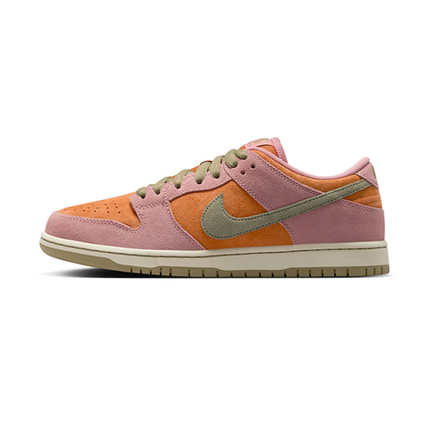 NikeSB - Dunk Low Pro - Red Stardust/Neutral Olive-Monarch