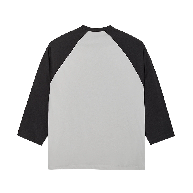 Polar Skate Co. - 3/4 Sleeve Tee - Black/Silver