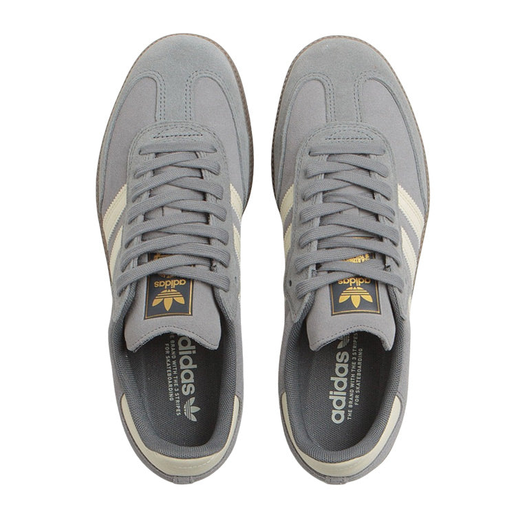 Adidas - Samba ADV - Grey Four/Cream White/Grey Three - Hemley Skateboarding
