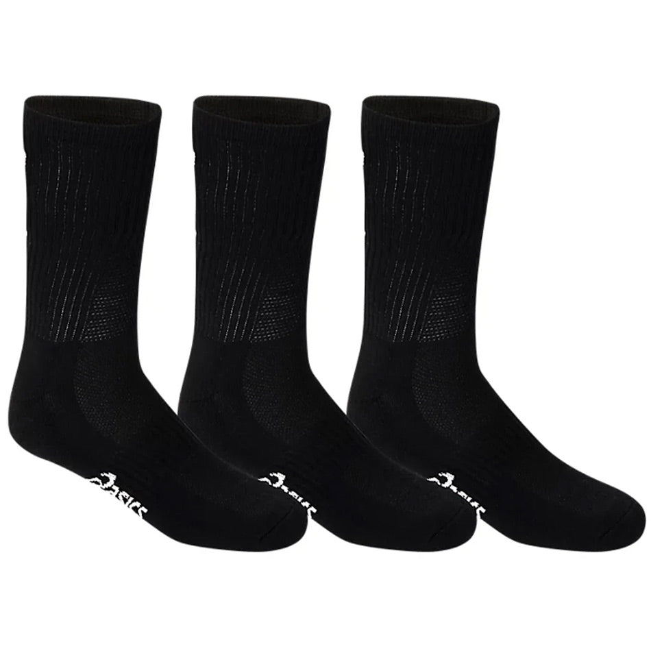 Asics - Pace Crew Socks - 3 Pack - Black