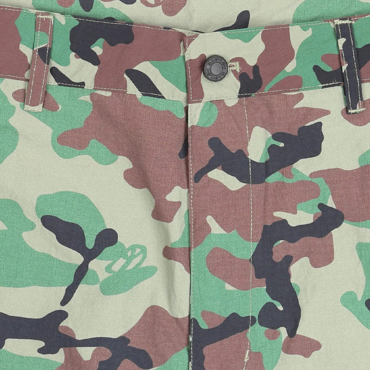 Babylon - Ripstop Camo Pants - Camo Green