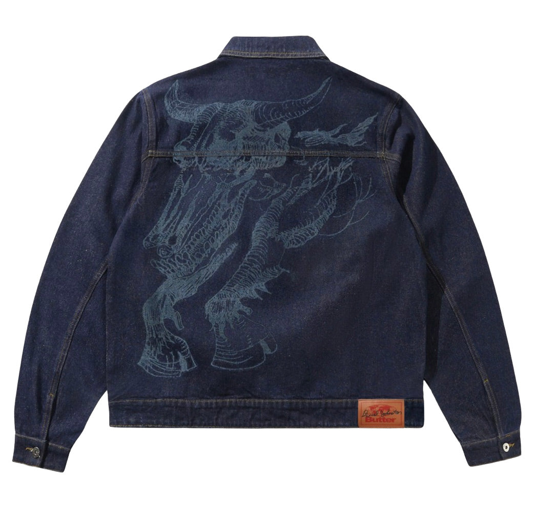 Butter Goods x Daniel Johnston - Bull Selvedge Denim Jacket