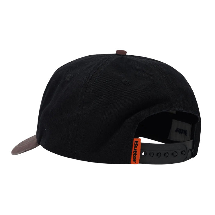 Butter Goods - Tide 5 Panel Cap - Washed Black/Dusk