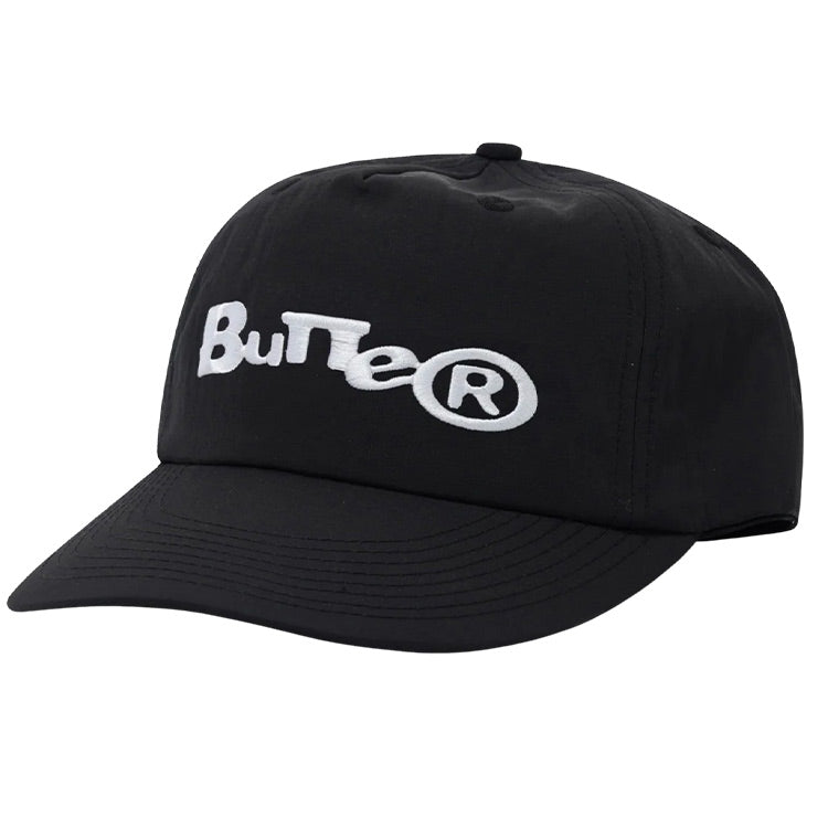 Butter Goods - Registered 5 Panel Cap - Black