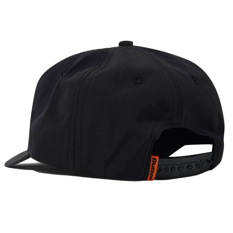 Butter Goods - Registered 5 Panel Cap - Black