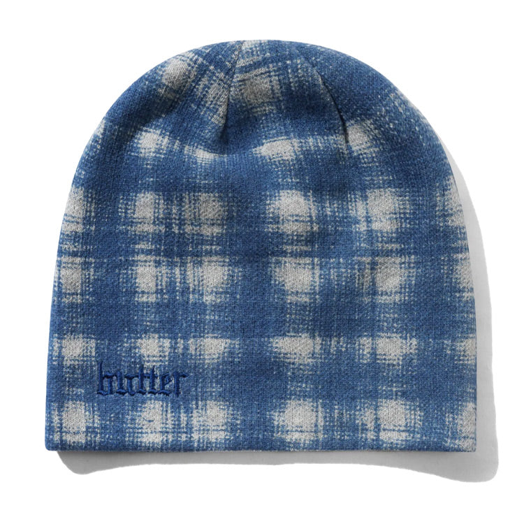 Butter Goods - Plaid Skully Beanie - Blue/Grey