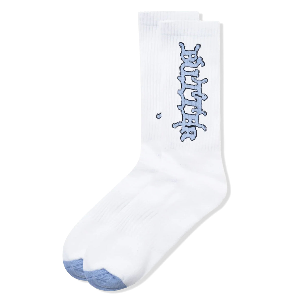Butter Goods - Serif Socks - White