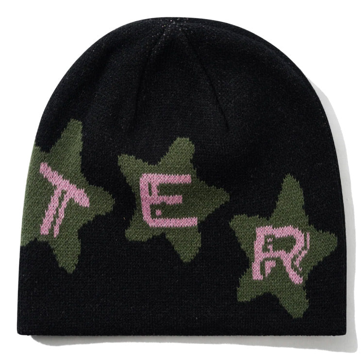 Butter Goods - Stars Skully Beanie - Black