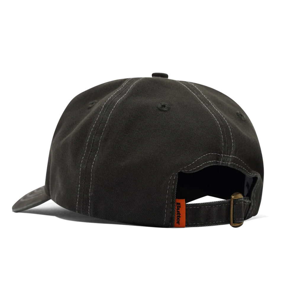 Butter Goods - Abseil 5 Panel Cap - Washed Charcoal