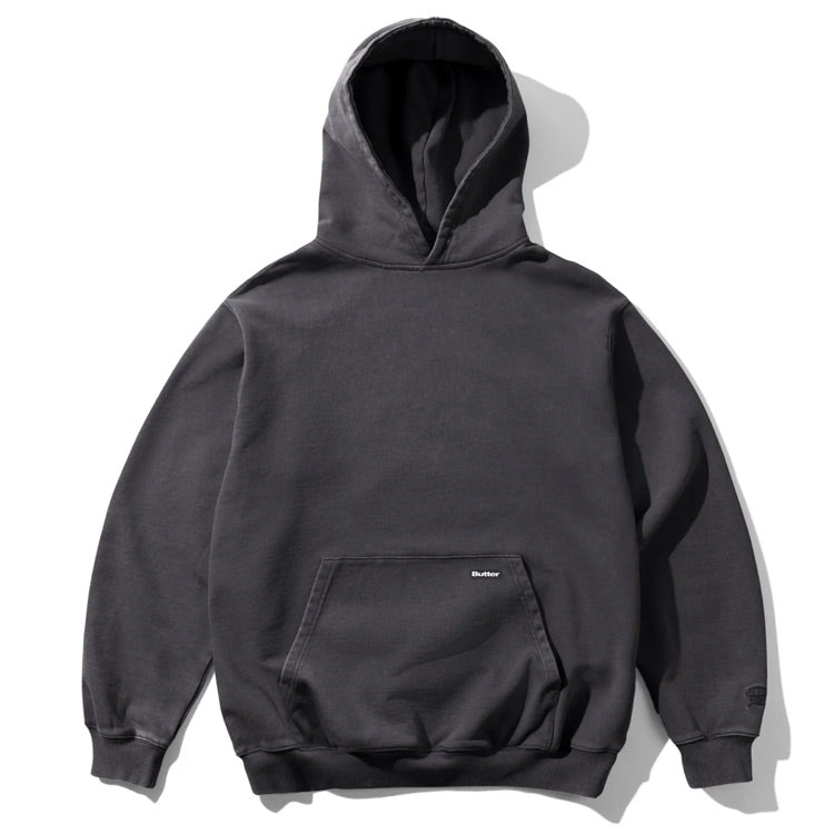 Butter Goods - Basic Pullover Hood - Washed Black 2