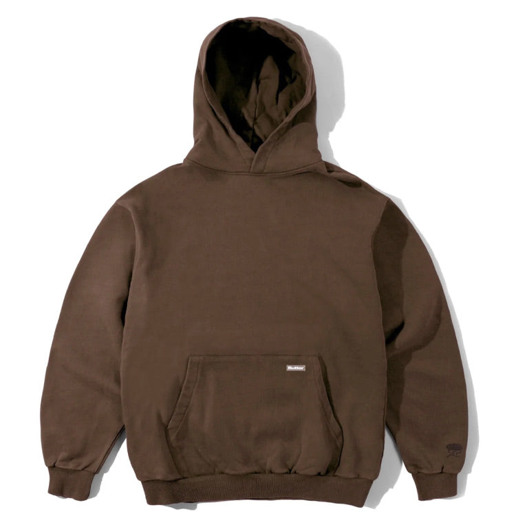 Butter Goods - Basic Pullover Hood - Washed Brown 2