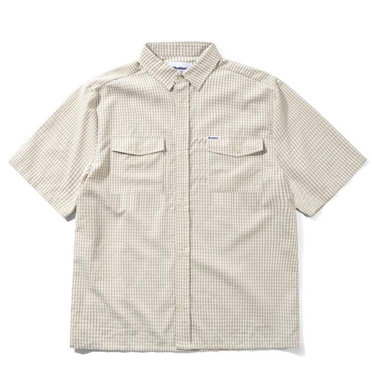 Butter Goods - Grid S/S Shirt - Beige