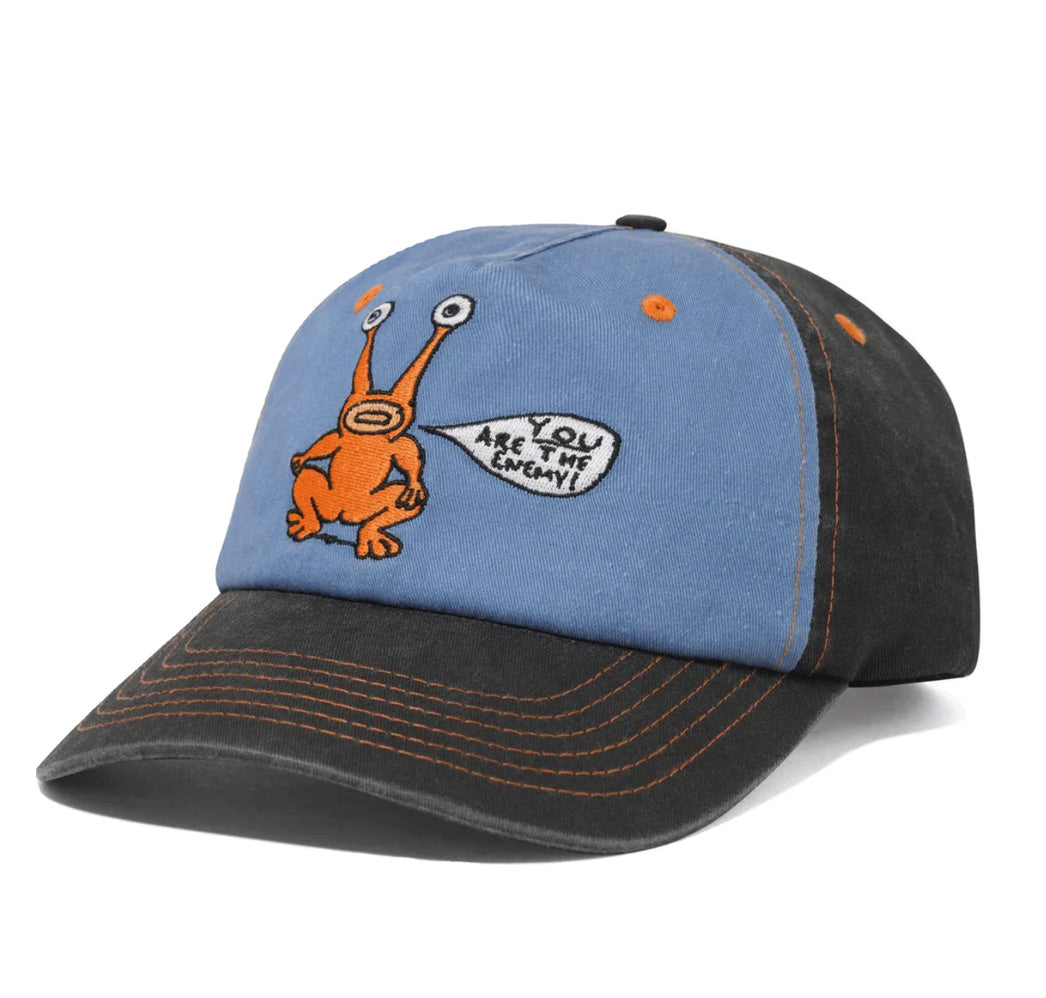 Butter Goods x Daniel Johnston - Enemy 5 Panel Cap - Black/Slate