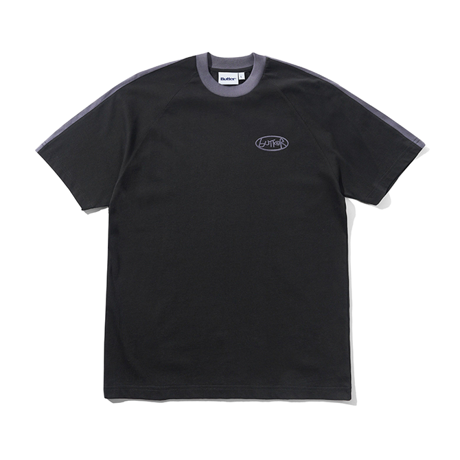 Butter Goods - Abseil Panel Tee - Black/Slate