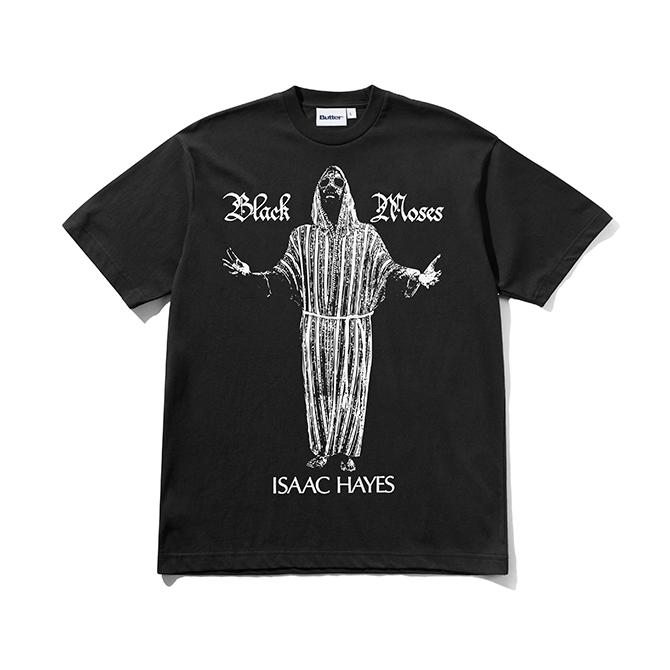 Butter Goods - Black Moses Tee - Washed Black