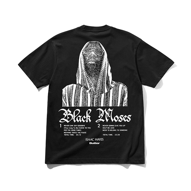 Butter Goods - Black Moses Tee - Washed Black