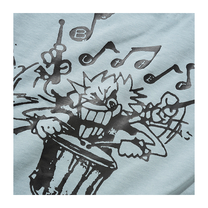 Butter Goods - Blaring Tee - Grey Blue