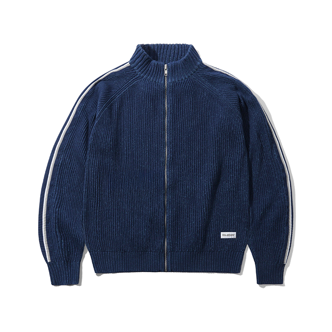 Butter Goods - Club Zip-Thru Knit - Navy