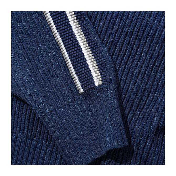 Butter Goods - Club Zip-Thru Knit - Navy