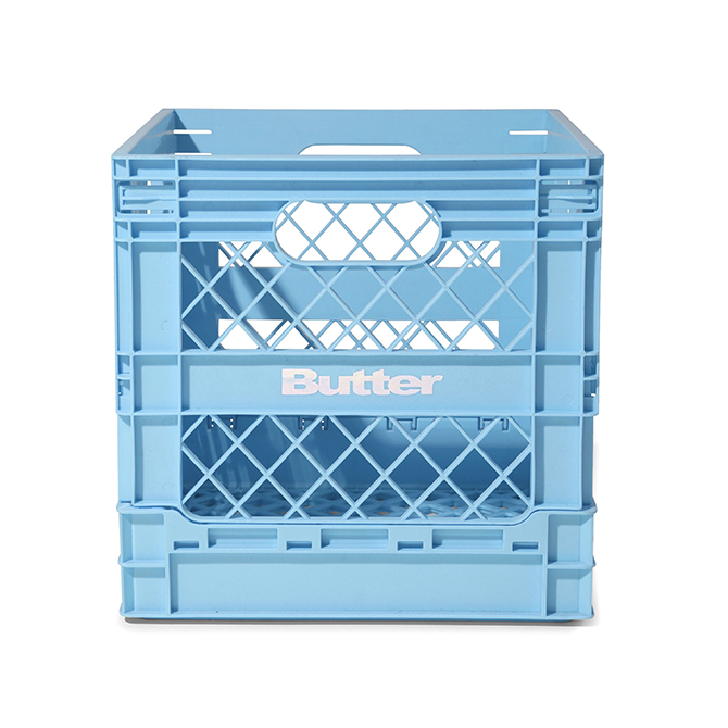 Butter Goods - Collapsible Record Crate - Sky Blue