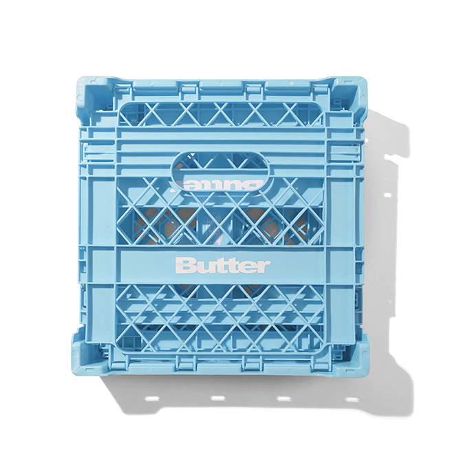 Butter Goods - Collapsible Record Crate - Sky Blue
