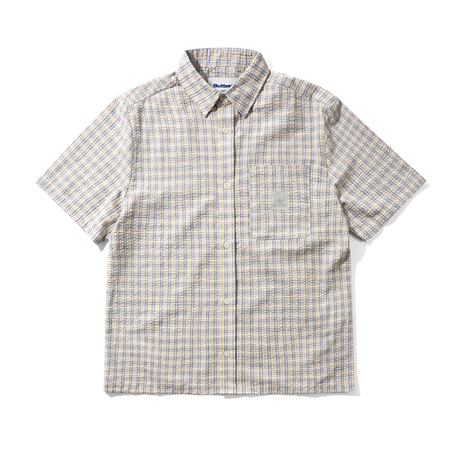 Butter Goods - Equipment S/S Shirt - Blue/Yellow