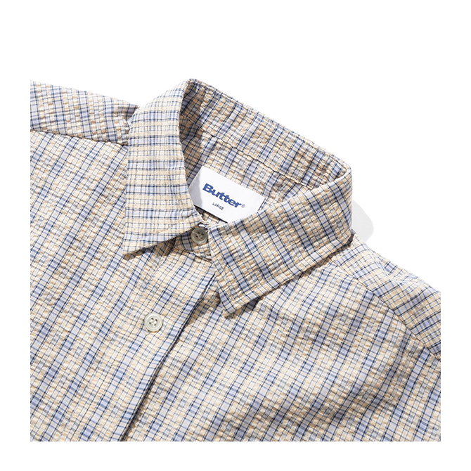 Butter Goods - Equipment S/S Shirt - Blue/Yellow