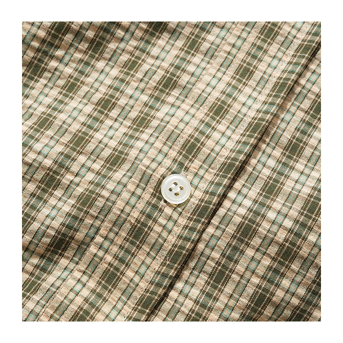 Butter Goods - Equipment S/S Shirt - Moss/Yellow