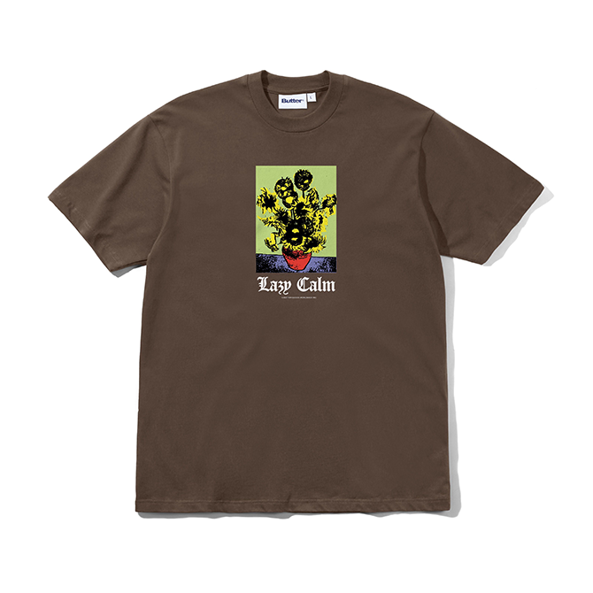 Butter Goods - Lazy Calm Tee - Brown