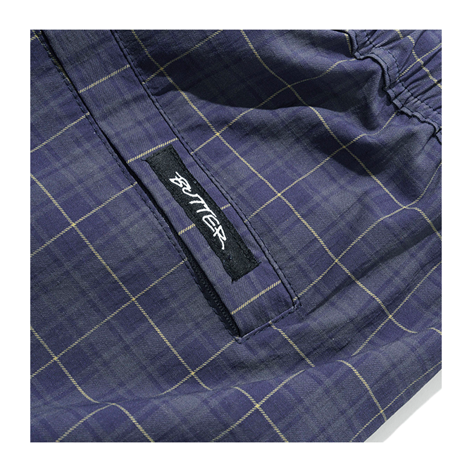 Butter Goods - Main Shorts - Navy Plaid