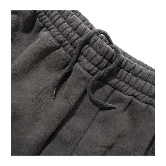 Butter Goods - Overlock Stitch Fleece Shorts - Washed Black