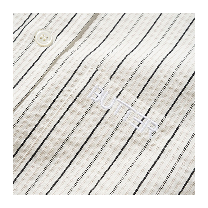 Butter Goods - Seersucker Shirt - White