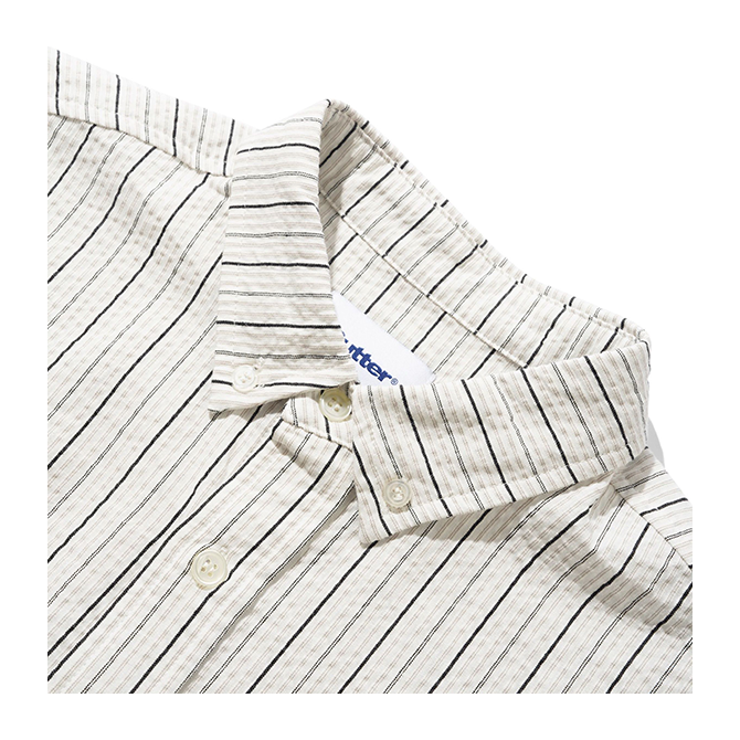 Butter Goods - Seersucker Shirt - White