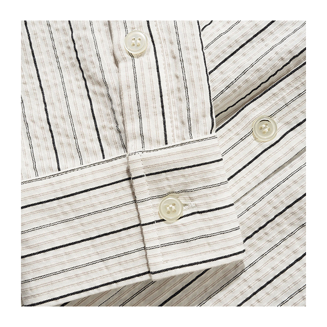 Butter Goods - Seersucker Shirt - White