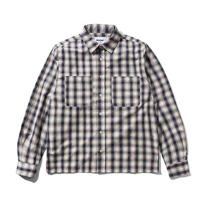 Butter Goods - Shadowplaid Shirt - Tan