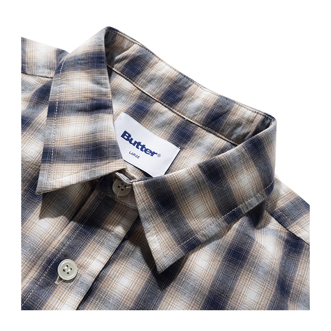 Butter Goods - Shadowplaid Shirt - Tan