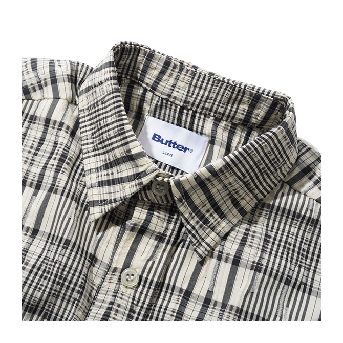 Butter Goods - Spring S/S Shirt - Black/Cream